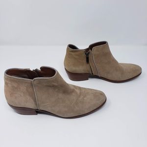 Sam Edelman Petty Chelsea low heel suede booties 8